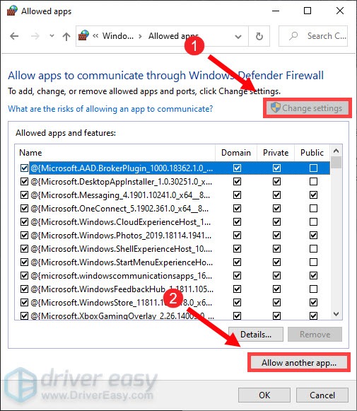 allow black ops cold war through windows firewall